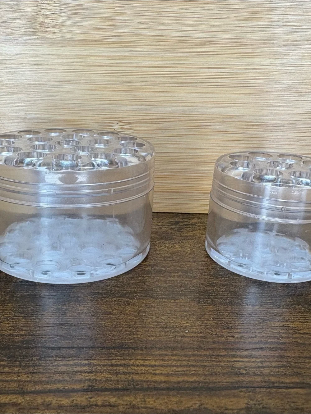 GOKOZIKI 2 Pieces Clear Spiral Ikebana Stem Flower Bouquet Arrangement Holder